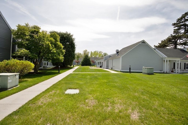 800 Commons Way Unit B, Fishkill, NY 12524 - view of grassy yard featuring central air condition unit