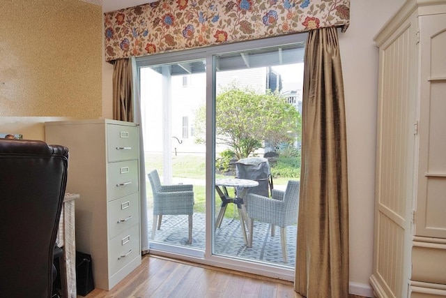 800 Commons Way Unit B, Fishkill, NY 12524 - doorway to outside featuring light wood finished floors