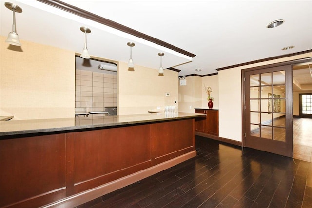 reception area with french doors