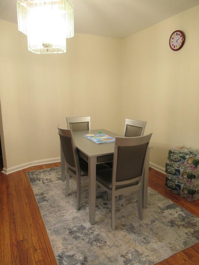 3248 Hone Ave, Bronx, NY 10469 - dining space featuring wood finished floors and baseboards