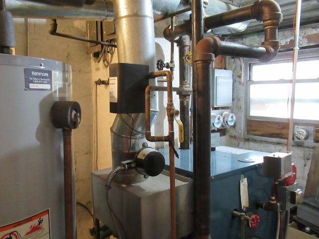 3248 Hone Ave, Bronx, NY 10469 - utility room with water heater