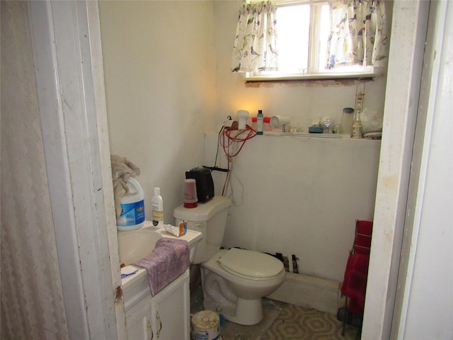 bathroom with toilet