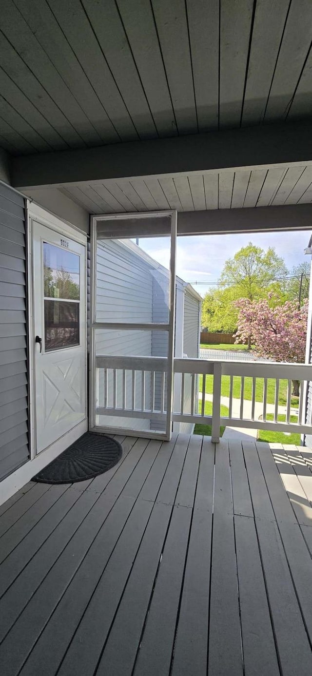 view of deck