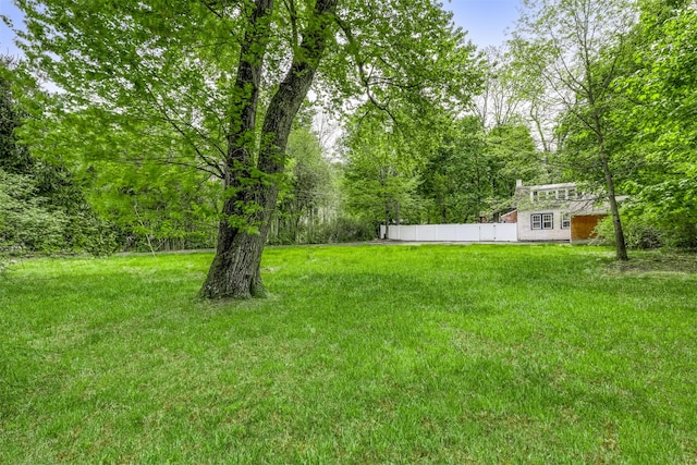 63 Viola Rd, Suffern, NY 10901 - view of yard featuring fence and a view of trees