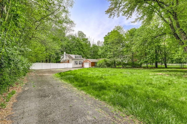 63 Viola Rd, Suffern, NY 10901 - view of yard with fence and a wooded view