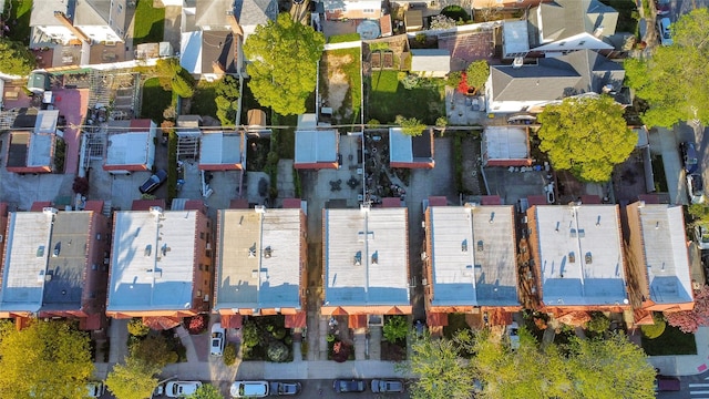 aerial view featuring a residential view