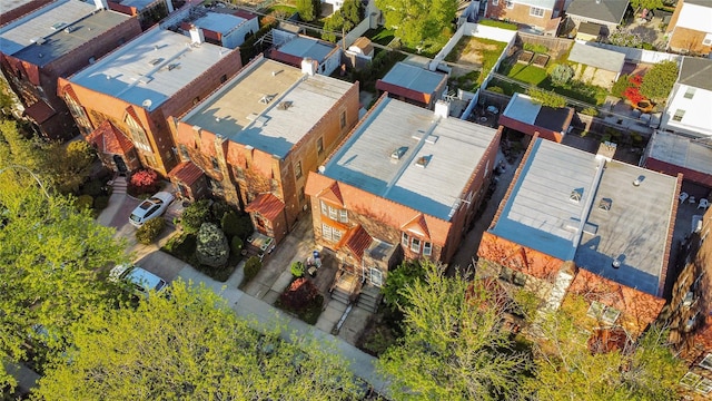 birds eye view of property featuring a residential view