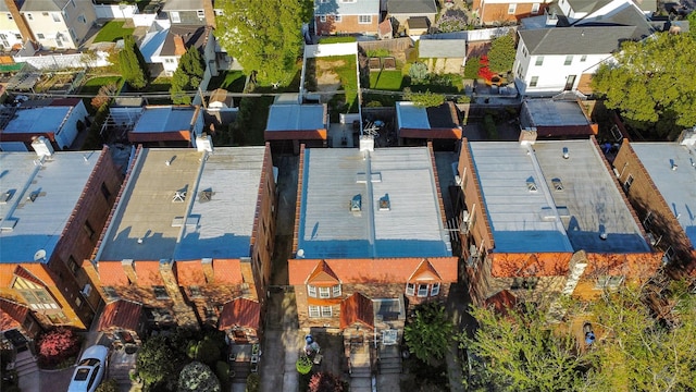 drone / aerial view featuring a residential view