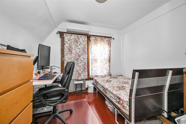 87-71 111th St, Richmond Hill, NY 11418 - bedroom featuring wood finished floors and a wall unit AC