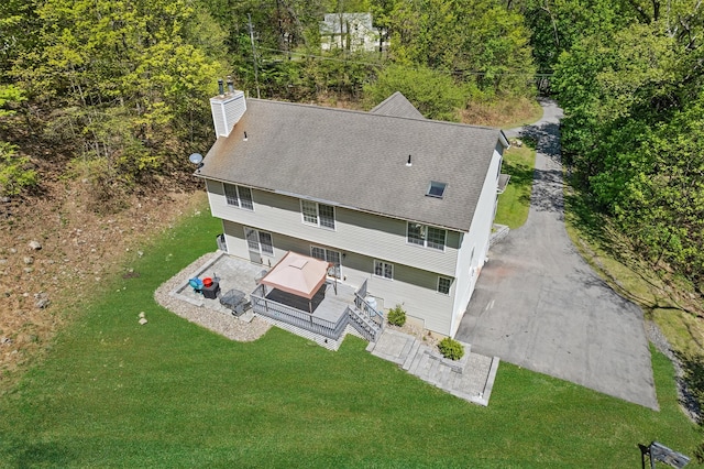 drone / aerial view