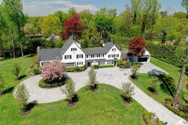 aerial view of property and surrounding area