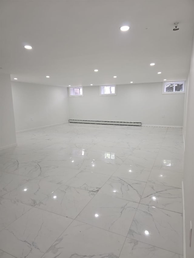 217 E 86th St, Brooklyn, NY 11236 - empty room with recessed lighting, baseboards, and a pendent fire sprinkler