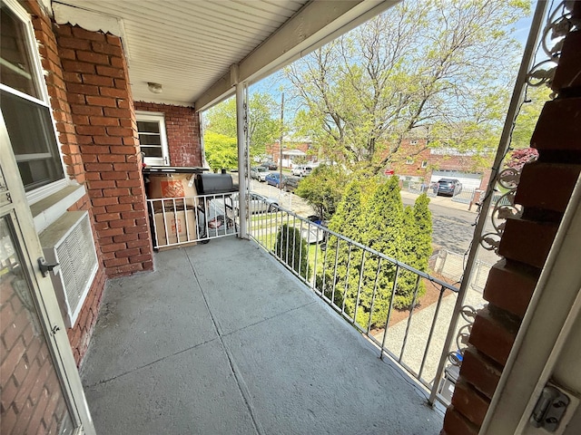 balcony with a porch