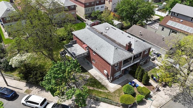 drone / aerial view featuring a residential view