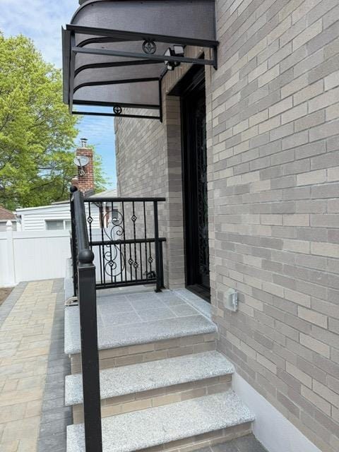 view of staircase