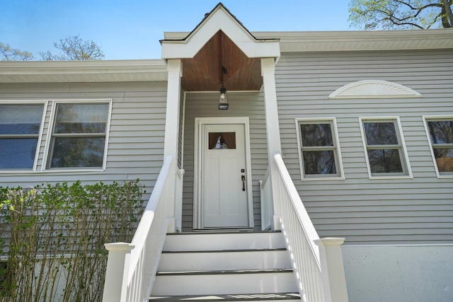 view of entrance to property