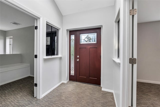 362 Mooney Pond Rd, Farmingville, NY 11738 - carpeted foyer entrance with baseboards