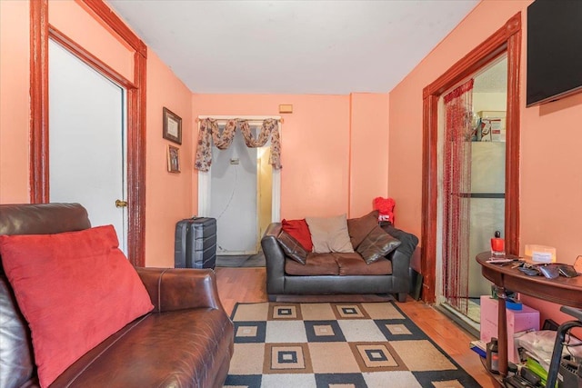 515 S 9th Ave, Mount Vernon, NY 10550 - living area with wood finished floors