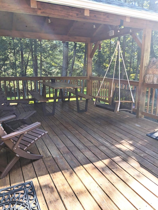 25 E Reindeer Trl, Bethel, NY 12778 - view of deck
