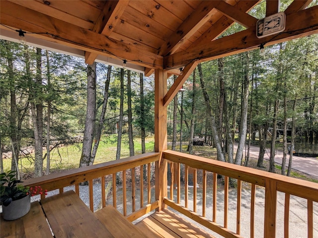 25 E Reindeer Trl, Bethel, NY 12778 - view of deck
