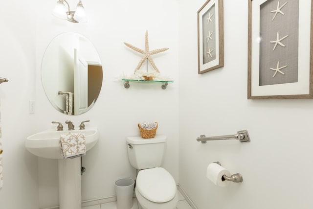 bathroom with toilet