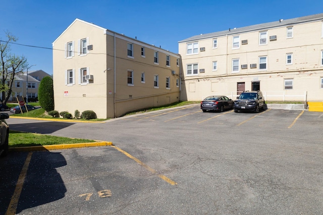 view of uncovered parking lot