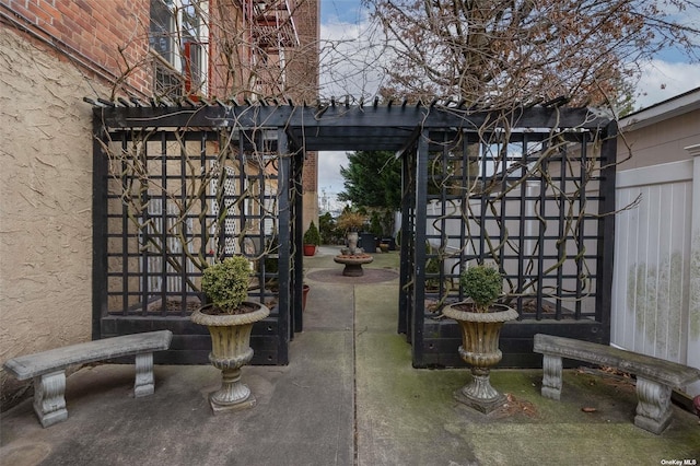 view of gate