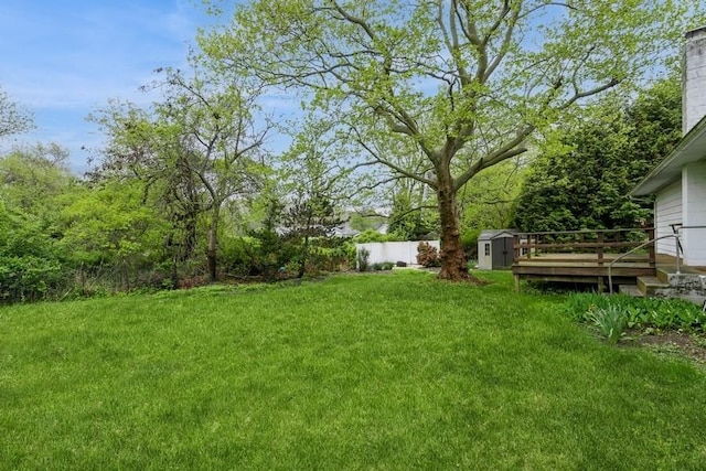 900 Cedar Dr, Southold, NY 11971 - view of yard with a deck