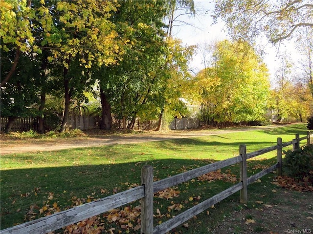 view of yard