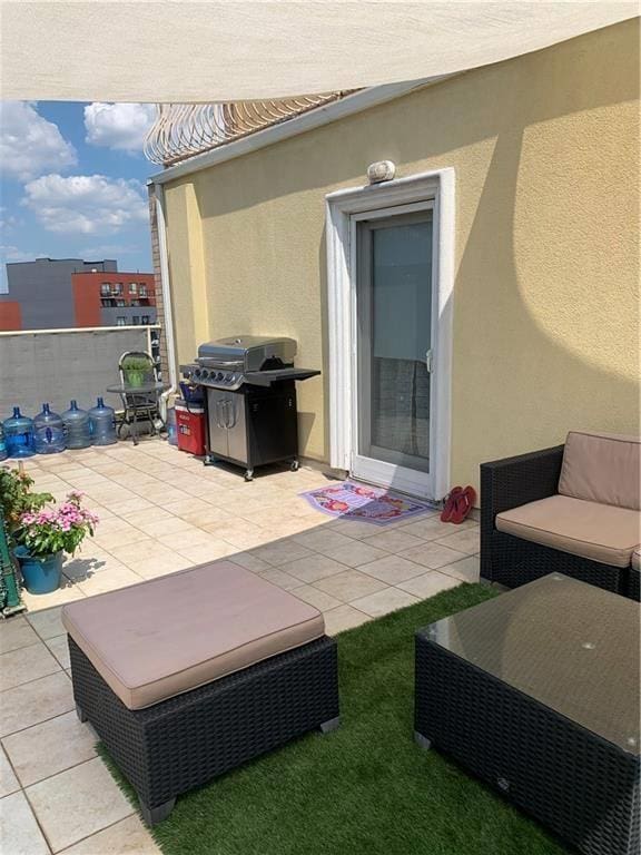 view of patio / terrace with grilling area