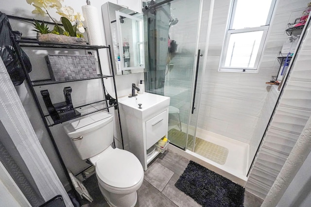 1754 Seward Ave, Bronx, NY 10473 - bathroom featuring vanity, a shower stall, and toilet