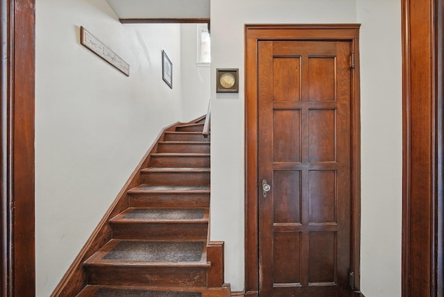 view of stairs