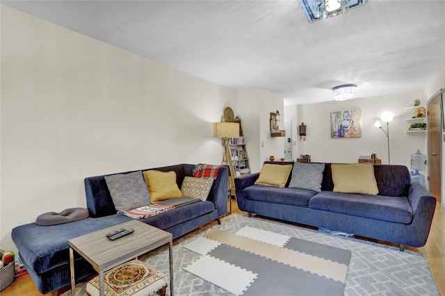 61-55 98th St Unit 8D, Rego Park, NY 11374 - living area with wood finished floors