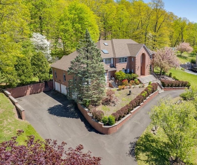 4 Pine Glen Dr, Blauvelt, NY 10913 - drone / aerial view featuring a forest view