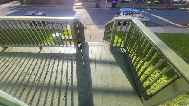 107 Garden St, Poughkeepsie, NY 12601 - view of wooden deck