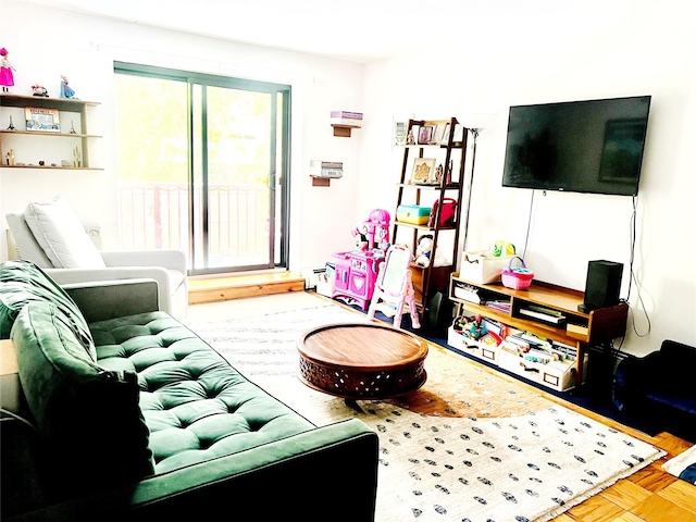 108 Sagamore Rd Unit 5F, Tuckahoe, NY 10707 - living area with a baseboard heating unit