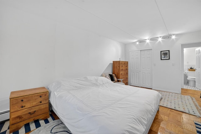 108 Sagamore Rd Unit 5F, Tuckahoe, NY 10707 - bedroom featuring baseboards and a closet