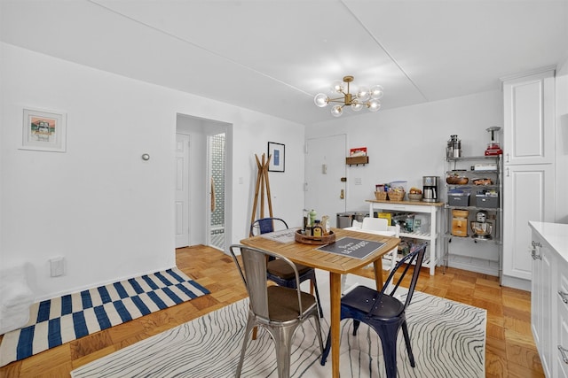 108 Sagamore Rd Unit 5F, Tuckahoe, NY 10707 - dining room with a chandelier