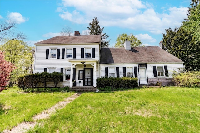 2641 Salt Point Tpke, Clinton Corners, NY 12514 - view of front of house with a chimney
