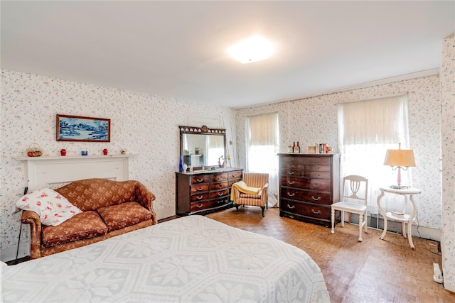 2641 Salt Point Tpke, Clinton Corners, NY 12514 - bedroom featuring wallpapered walls