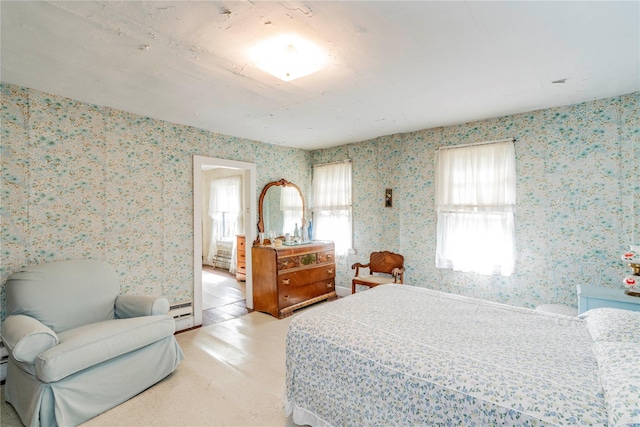 2641 Salt Point Tpke, Clinton Corners, NY 12514 - bedroom featuring wallpapered walls