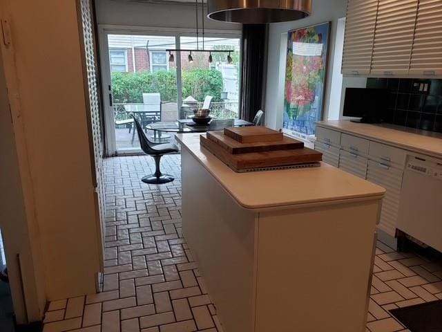214-40 24th Ave, Bayside, NY 11360 - interior space with dishwasher and brick floors