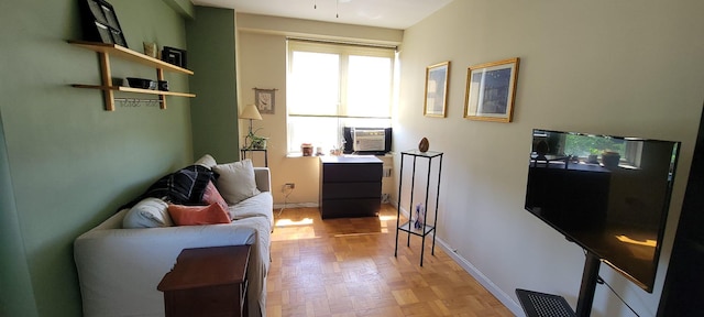 2601 Henry Hudson Pkwy Unit 5E, Bronx, NY 10463 - living room with baseboards