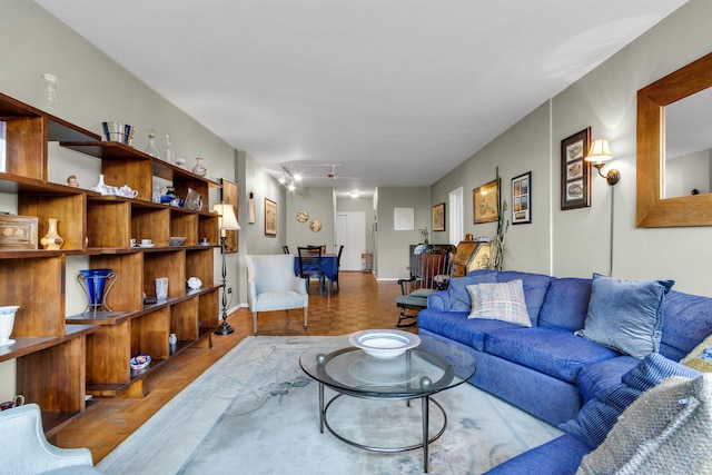 2601 Henry Hudson Pkwy Unit 5E, Bronx, NY 10463 - living area featuring attic access