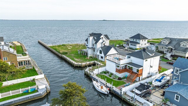159 Araca Rd, Babylon, NY 11702 - aerial view of residential area with a nearby body of water