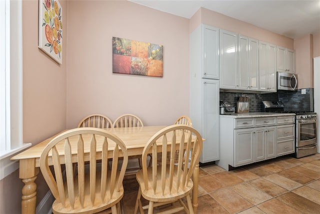 view of dining space