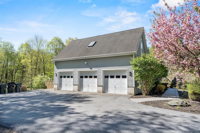 10-12 Damian Ct, Chester, NY 10918 - view of side of property with a shingled roof and an outbuilding