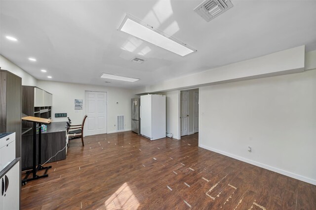10-12 Damian Ct, Chester, NY 10918 - unfurnished office featuring dark wood-style flooring, baseboards, and recessed lighting