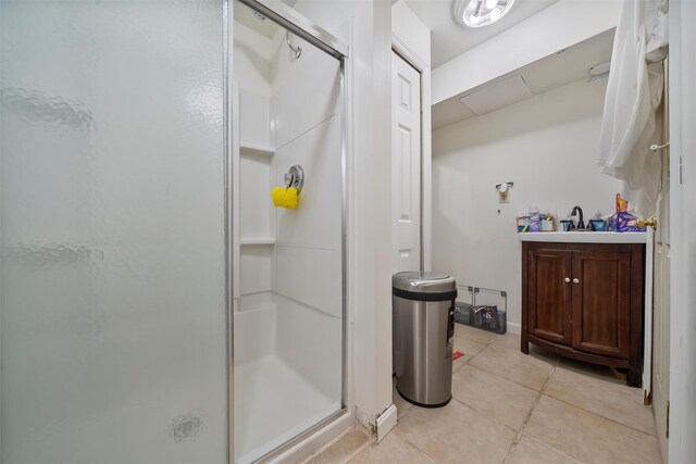 10-12 Damian Ct, Chester, NY 10918 - full bath with a stall shower and tile patterned floors