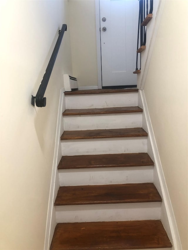 view of stairs